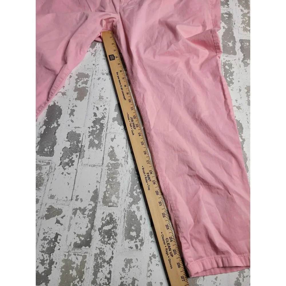J. Crew Slim Boyfriend Chino Pant Women's‎ Pink Size 36 Preppy